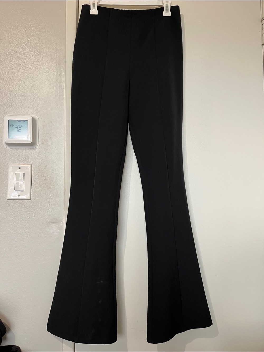 Lovers + Friends Black Flared Dress Pants